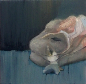 "Morbid And Rotten Thy Heart", 40 x 40 cm, oil on canvas, 2012